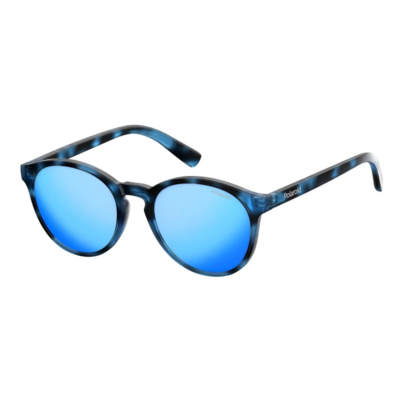 Polaroid Kids Pld 8024/s JBW/5X BLUE HAVANA Sunglasses Unisex Baby Polycarbonate, Standard, 47