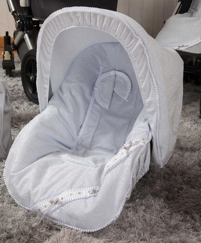 Babyline Bombón - Carrycot Cover, Group 0 Grey