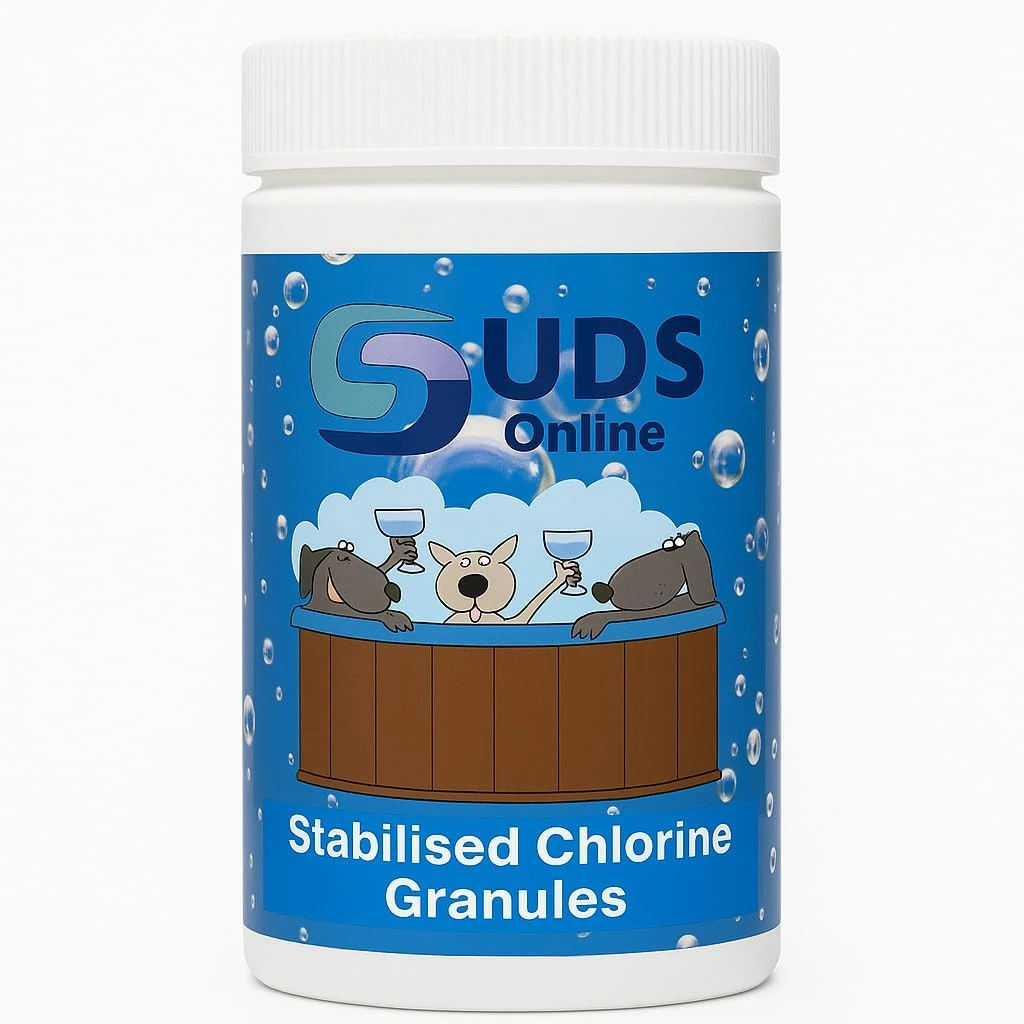 SUDS-ONLINE 1KG Stabalised Chlorine Granules - Swimming Pool Chemicals & Spa