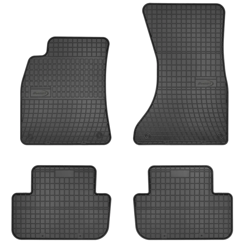 Bottari 39626 set of 4 tappeti car in gomma su misura per A4 - dal 2007 al 2015