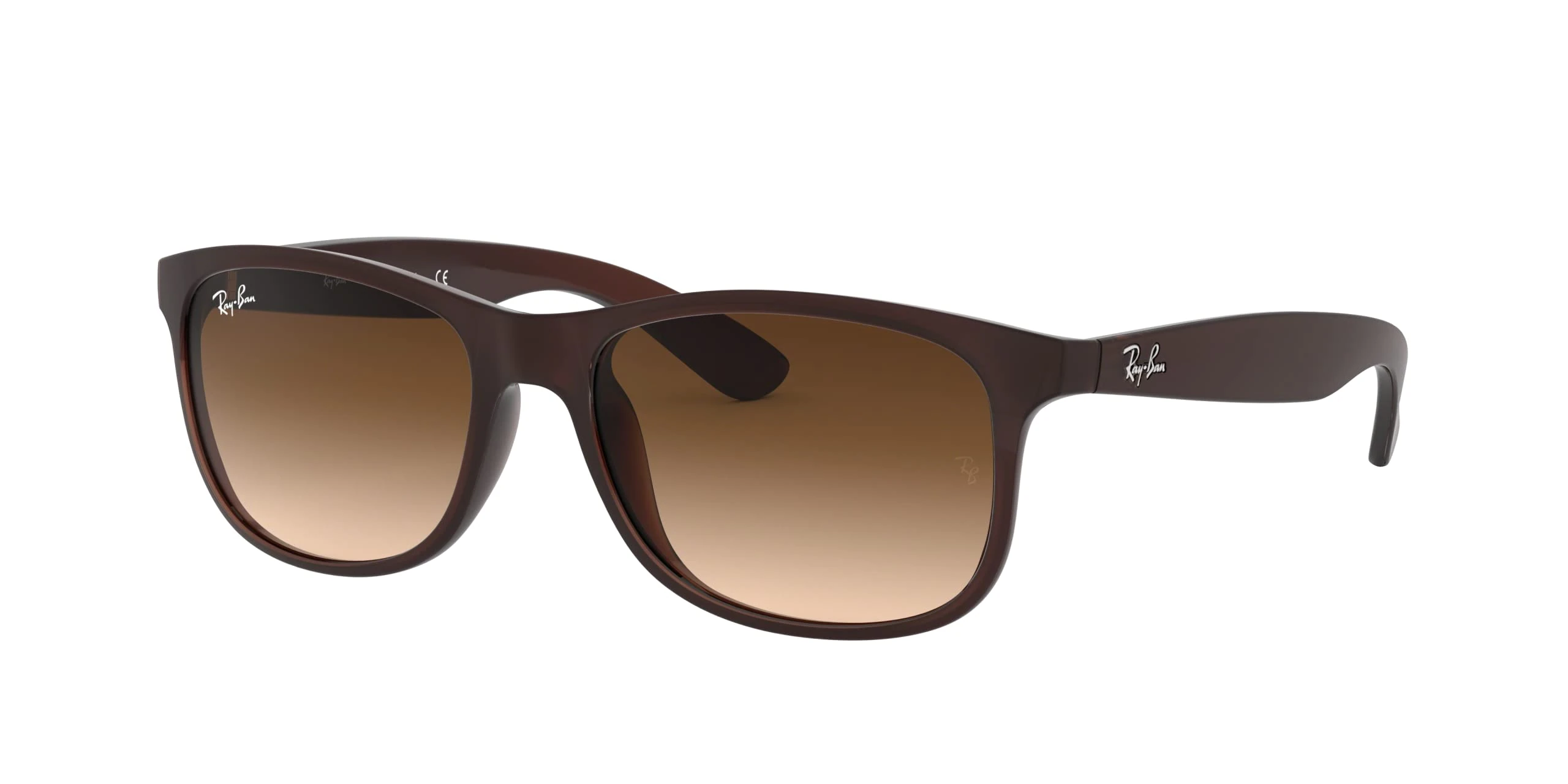 Ray-Ban Men's Gradient Andy RB4202-607313-55 Brown Wayfarer Sunglasses