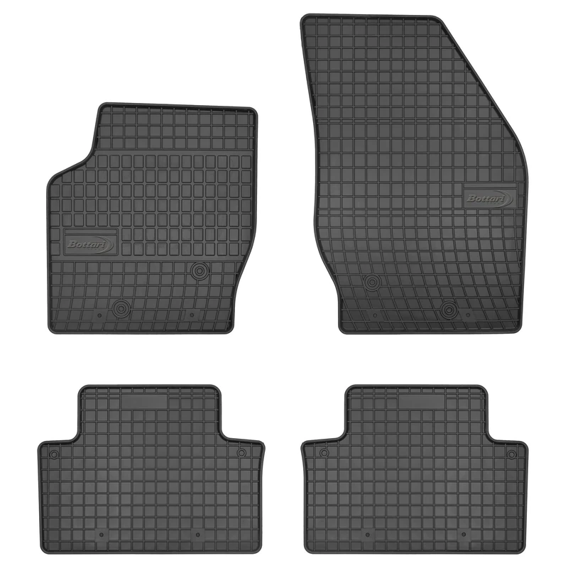 Bottari 39691 Set of 4 Tappeti cars in gomma su misura per Seat Ibiza - dal 2008 al 2016