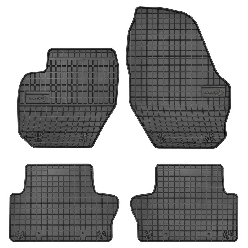 Bottari 39711 Set 4 Tappeti Car in Gomma Su Misura per Volvo XC 60
