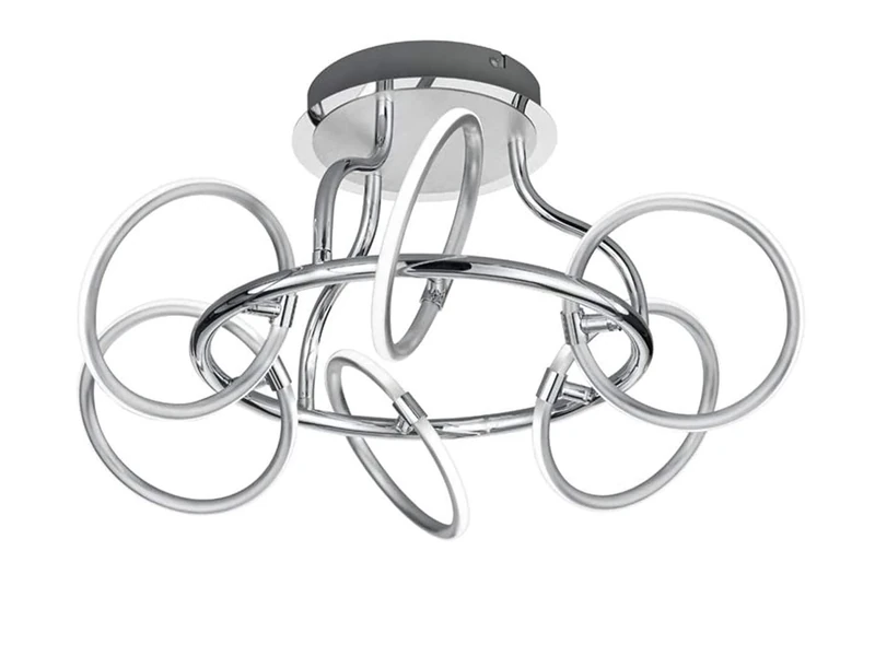 Lamps, Metal, Chrom/Aluminium, Integriert 4.2W