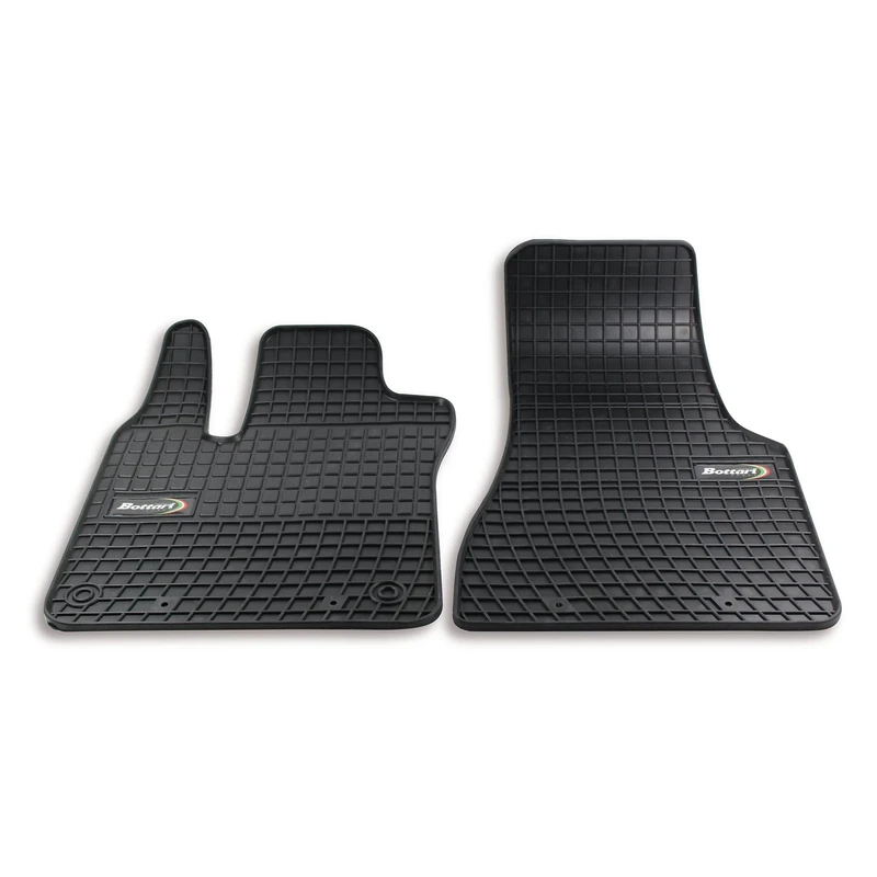 Bottari 39697 Set 2 Tappeti Car in Gomma Su Misura per Smart Dal 2014