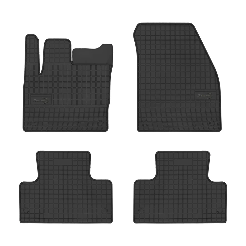 Bottari 39657 Made to Measure Rubber Car Mat Set for Landrover Evoque, All Models