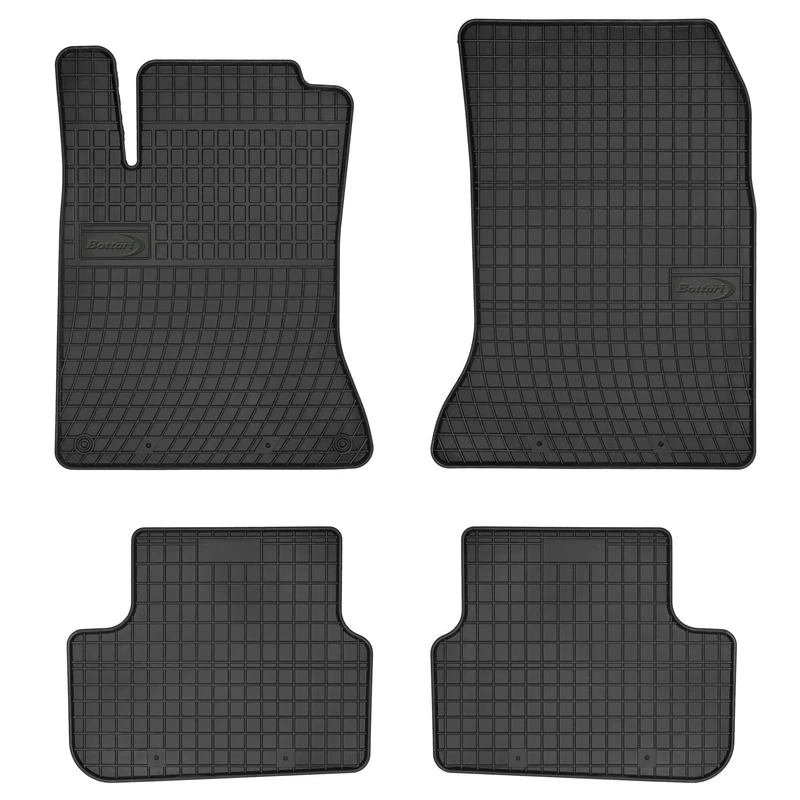 Bottari 39659 Set of 4 Tappeti Car in Gomma Su Misura per A - Dal 2012