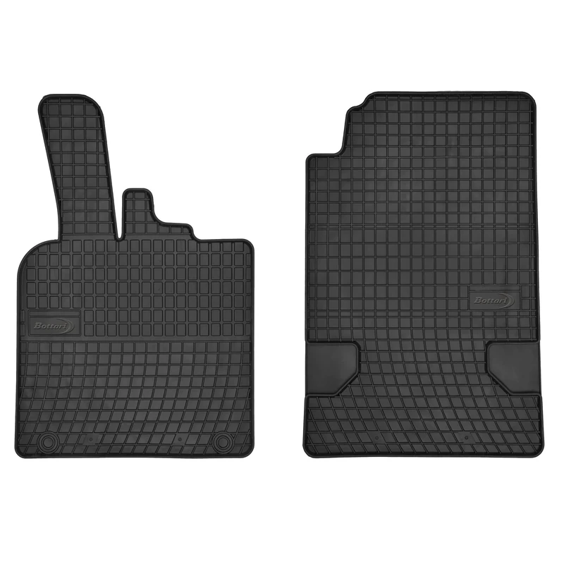 Bottari 39696 Set of 2 Tappeti cars in gomma su misura per Smart dal 2007 al 2014