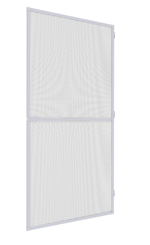 Mosquito Stop 23588 White Anti-Insect Tenter Frame for Doors, Fly Screen, Fly Door, Aluminium Frame for Doors, 100 x 210 cm, can be Individually Adjusted