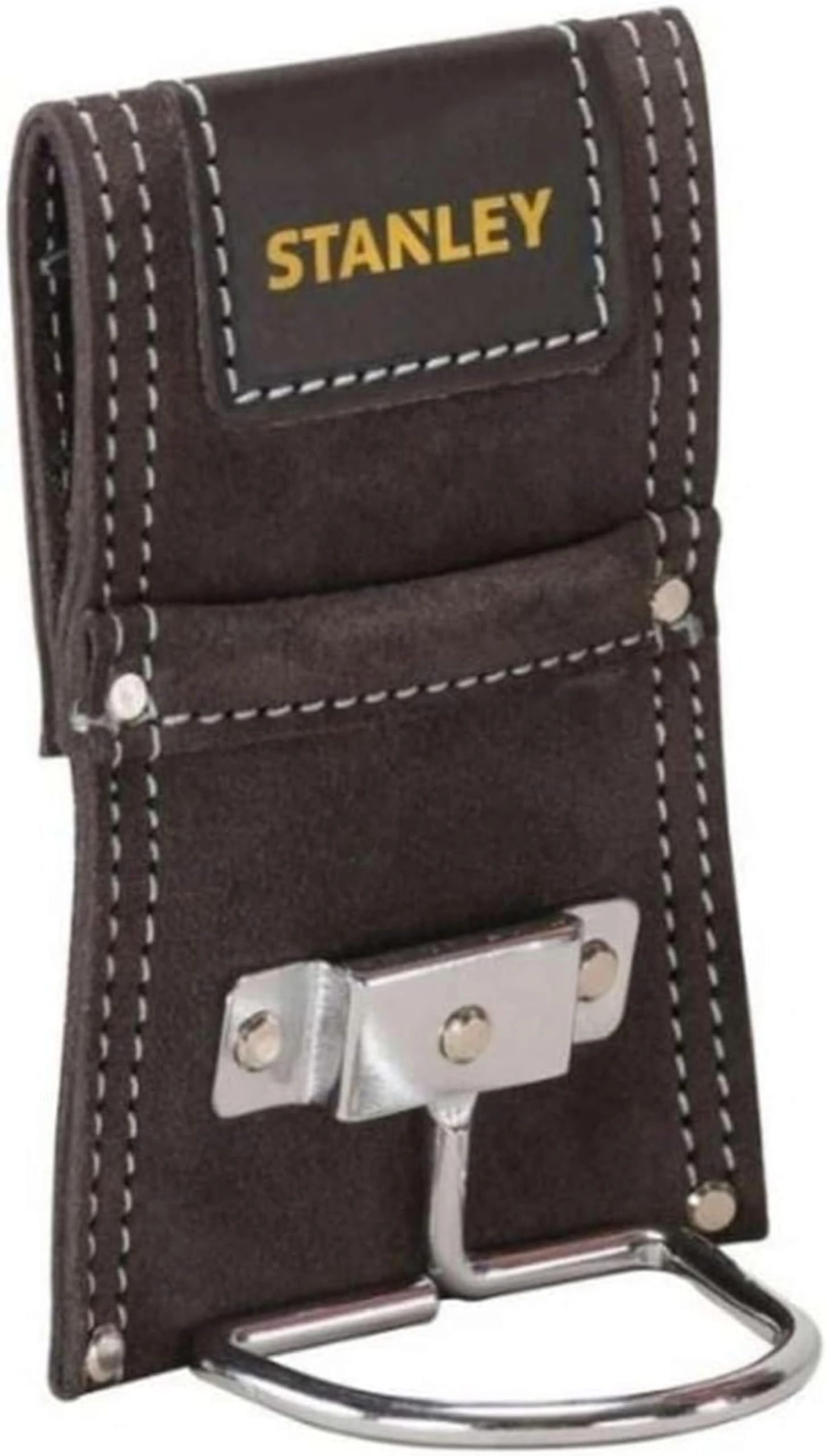 STANLEY Leather Hammer Holder with Heavy Duty Steel Loop, STST1-80117 , Black