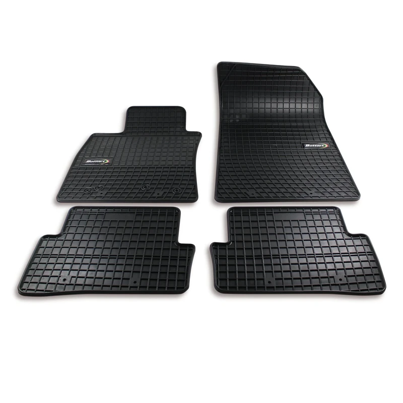 Bottari 39687 Set of 4 Tappeti Car in Gomma Su Misura per Clio - Dal 2012