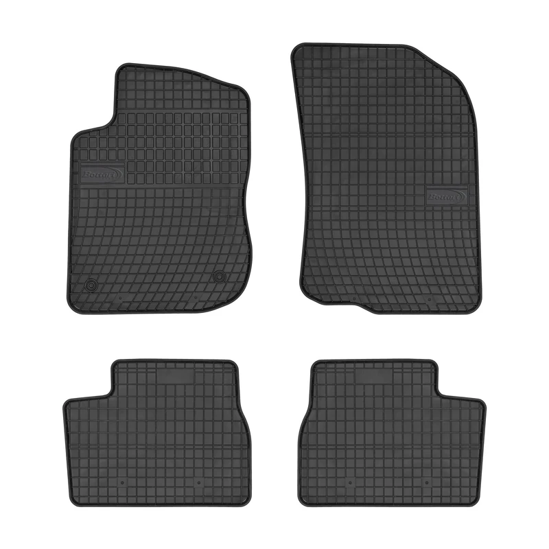 Bottari 39683 Made to Measure Rubber Car Mat Set for Peugeot 208
