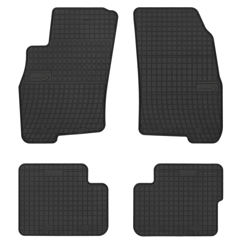Bottari 39643 Set of 4 Tappeti Car in Gomma Su Misura per Grande Punto
