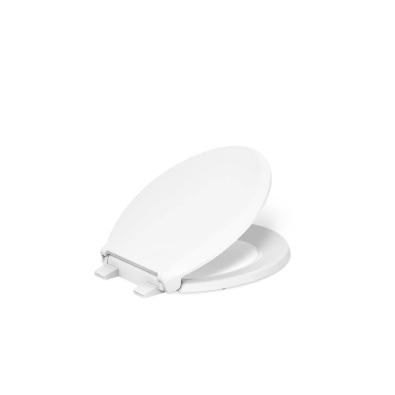 KOHLER 7316-0 Cachet Quick-Release Toilet Seat, White, Round