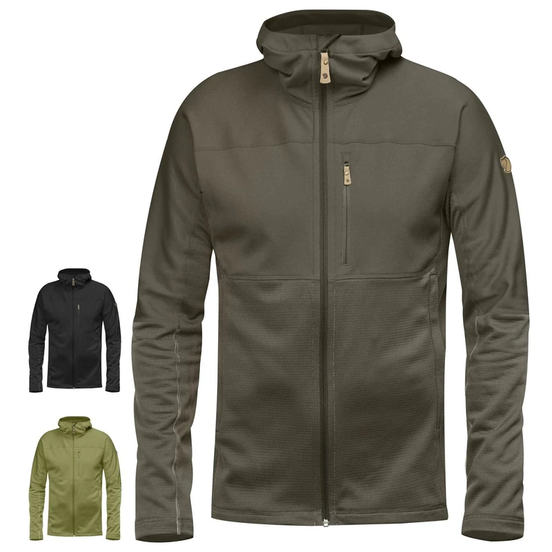 FJALLRAVEN Abisko Trail Fleece M Jacket, Men, Blue Ridge, XL