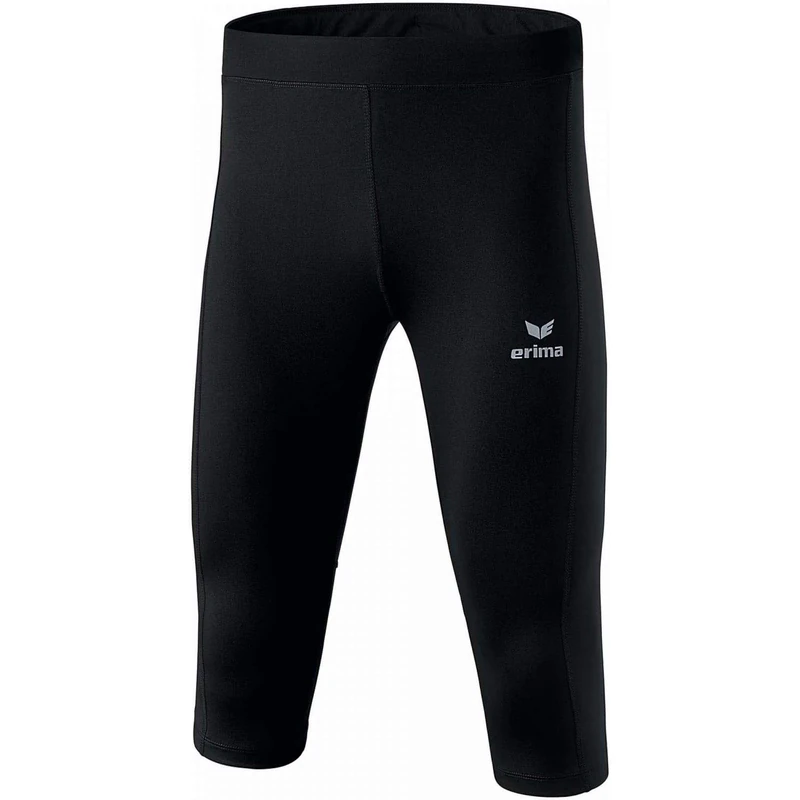 Erima Kids Performance Cropped Running Pants - Black, Size 140