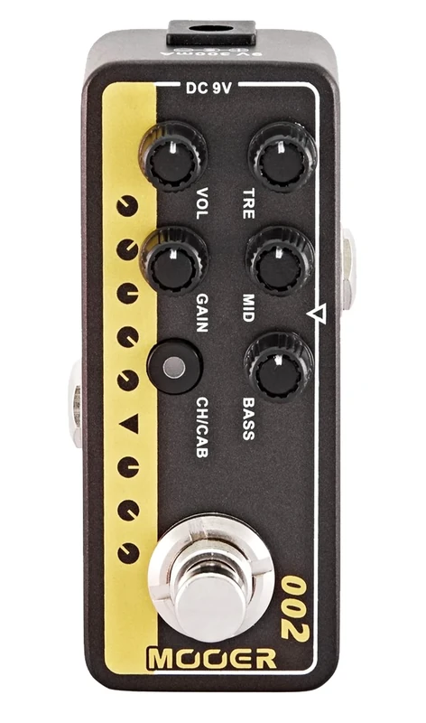 Mooer Micro PreAmp002 Guitar Micro Preamp Pedal, MMPA2