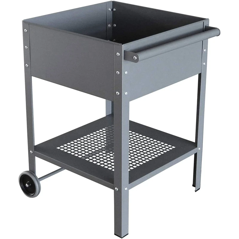 Bio Green MBW 550 x 800 mm Steinfurt Flower Trolley - Grey