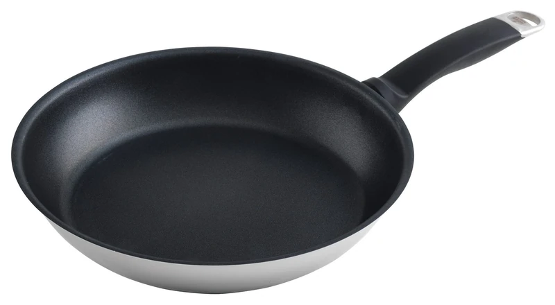Kuhn Rikon Silver Star Non-Stick Stainless Steel Frying Pan, 20 cm