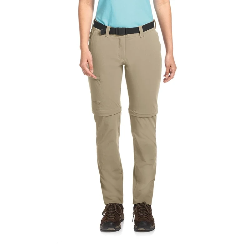 maier sports women's Arolla hiking trousers, zip-off outdoor pants, breathable trekking trousers with detachable legs - Image 1