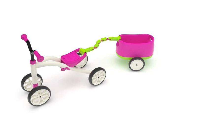 Chillafish Quadie+Trailie 4-Wheeler Ride-On with Trailer, Pink