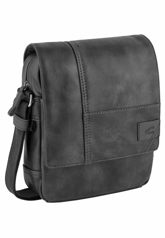camel active Umhängetasche; 251 Laos Messenger Bag, 27 cm, Black (Schwarz) - Image 1