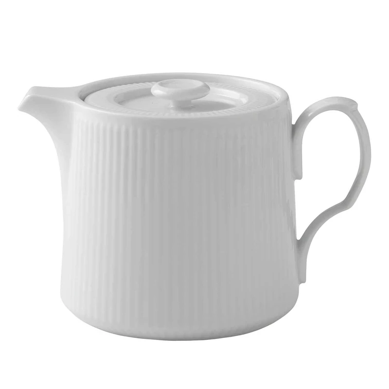 Royal Copenhagen White Fluted 1020509 Teapot Porcelain 75cl White 17cm x 11.5cm x 11.5cm