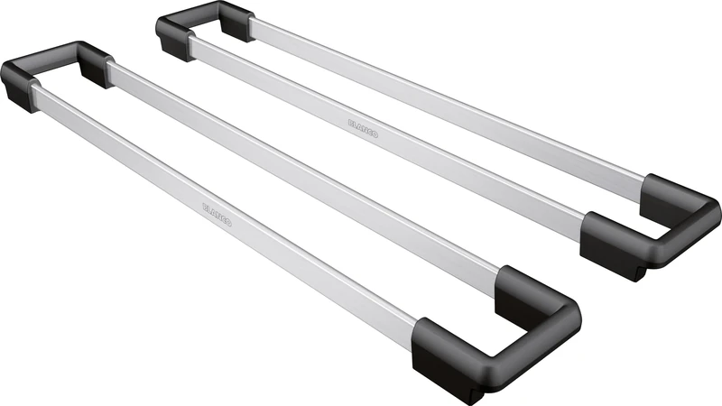 BLANCO 2 x ETAGON Rails | Stainless Steel/Plastic | 386 x 60 mm | for retrofitting ETAGON Bowls