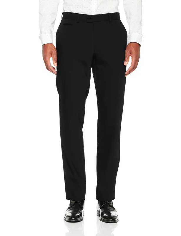 BRAX Men's style Enrico trousers, Black (BLACK 02), 34W / 32L