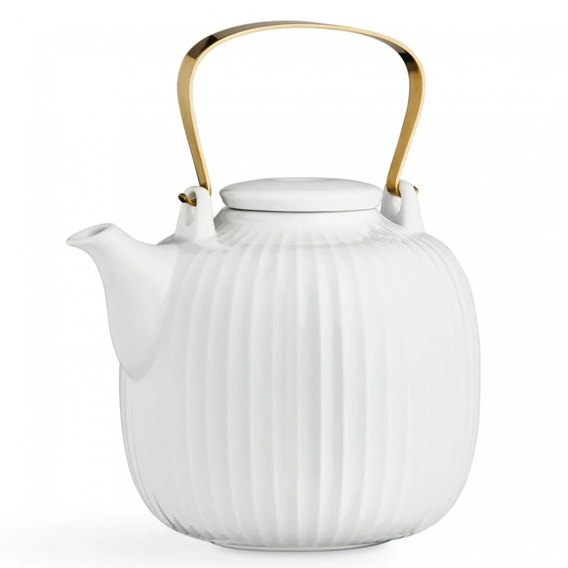 Kähler Hammershøi Legendary Design Timeless Tea Pot 1.2 L White