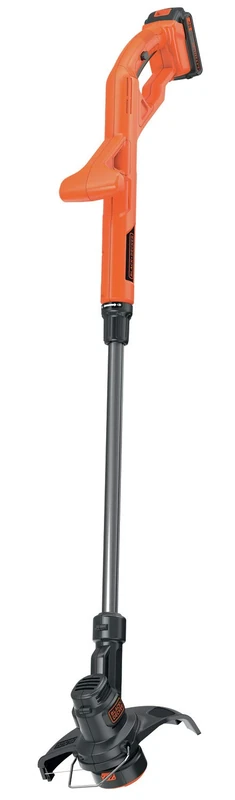 Black+Decker ST182320 Battery Trimmer and Brush Cutter – String Trimmer, Nylon Line, 1.6 mm, 9000 RPM, 25 cm