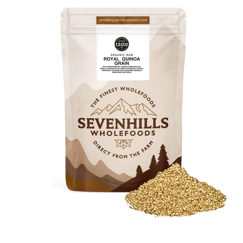 Sevenhills Wholefoods Organic Raw Royal Quinoa Grain 2kg