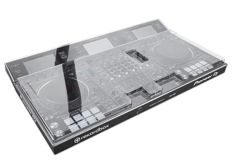 Decksaver Cover for Pioneer DJ DDJ-RZX - Super-Durable Polycarbonate Protective lid in Smoked Clear Colour, Made in The UK - The DJs' Choice for Unbeatable Protection