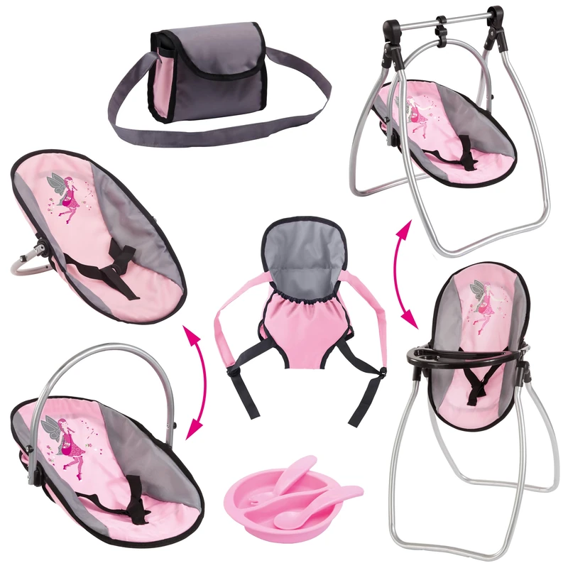 Bayer Design 9 in 1 Vario Highchair Doll Accessory Set