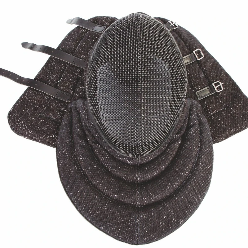 Dingo Gear Decoy Helmet for Dog Bite Training, Handmade of French Linen and Steel Mesh, Head&Neck Protector for Helper in Swordsman Style S02021