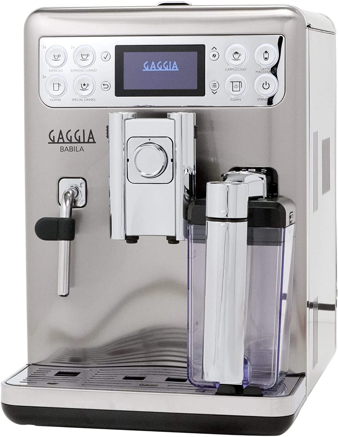 Gaggia RI9700/60 Coffee Maker (Freestanding, Espresso Machine, 1.5 L, Coffee Beans, Ground Coffee, Built-in Grinder, Silver, Stainless Steel)