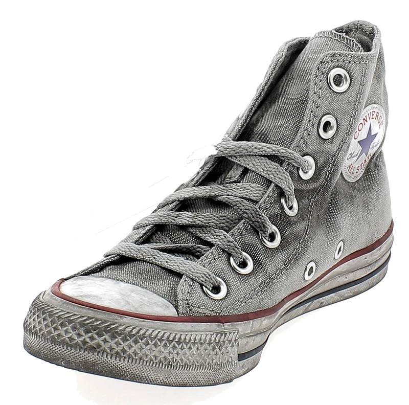 CONVERSE Men's Chuck Taylor All Star Canvas LTD Sneaker, Gray/Gray/White, 10.5 UK - Image 1
