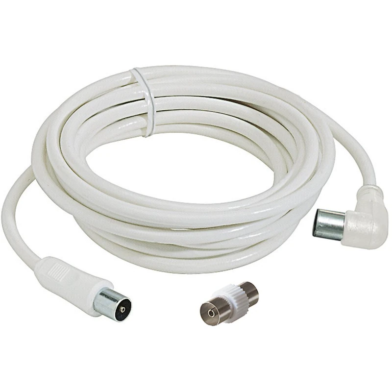 BTicino s2529 N TV Extension Cable with Plug, Length 3 m, White