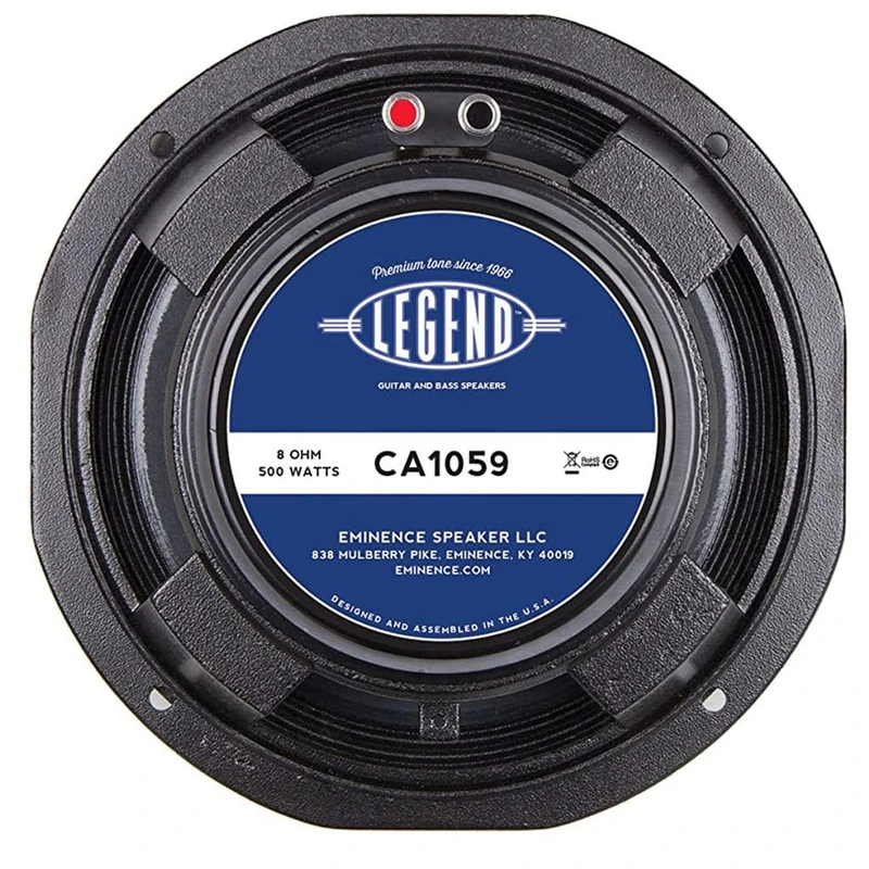 Eminence Legend CA1059 10" Bass Guitar Speaker, 250 Watts at 8 Ohms