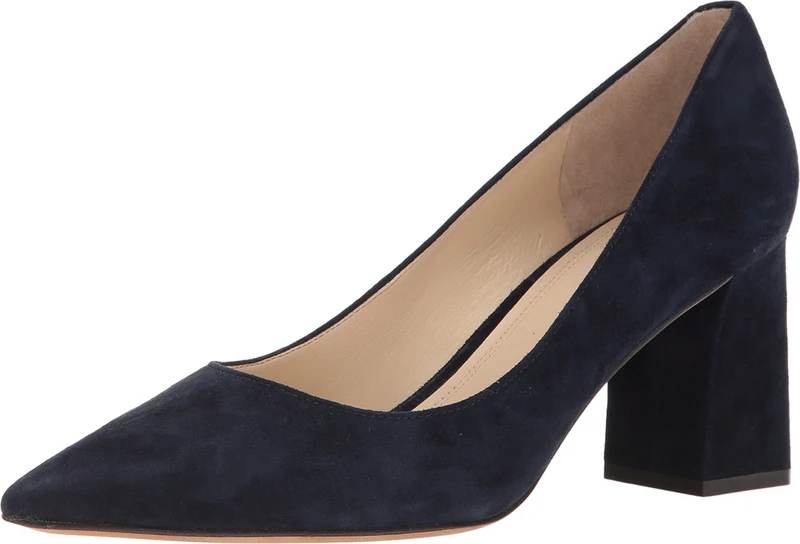 Marc Fisher Women's Zala Pump, Navy Suede 402, 6 UK