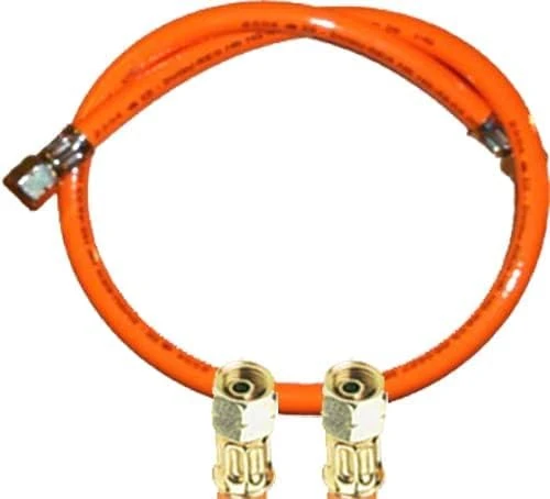 Propane Gas Hose 2 x 1/4 Inch Left (300 cm) Standard (PVC) (for External Thread Dimensions with Approx. 12-13 mm