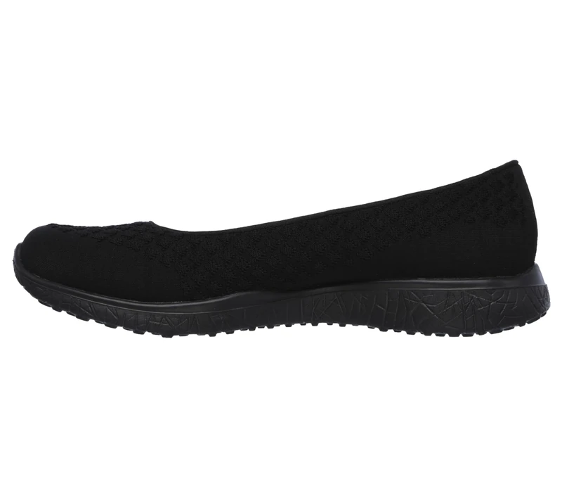 Skechers Women's Microburst One-up Sneakers, Black, 2.5 UK Wide - Image 1