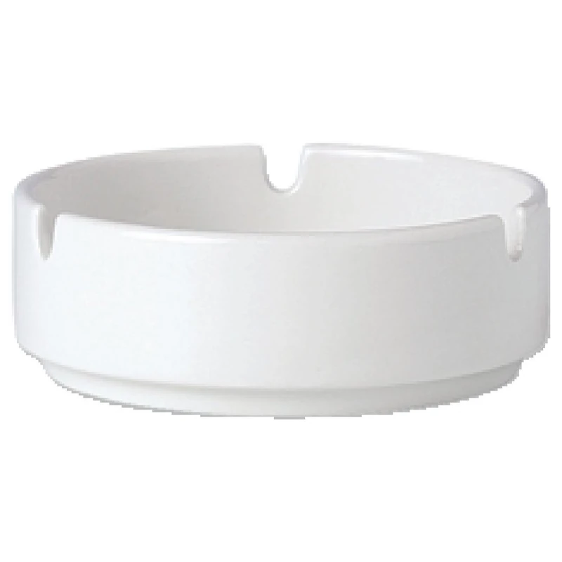 Steelite Simplicity White Stacking Ashtray 4inch - 10.25cm, Case of 12 - Image 1