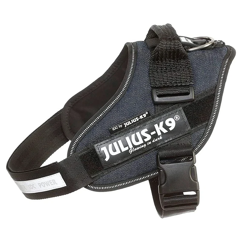 Julius-K9, 16IDC-FAR-1, IDC Powerharness, dog harness, Size: 1, Denim