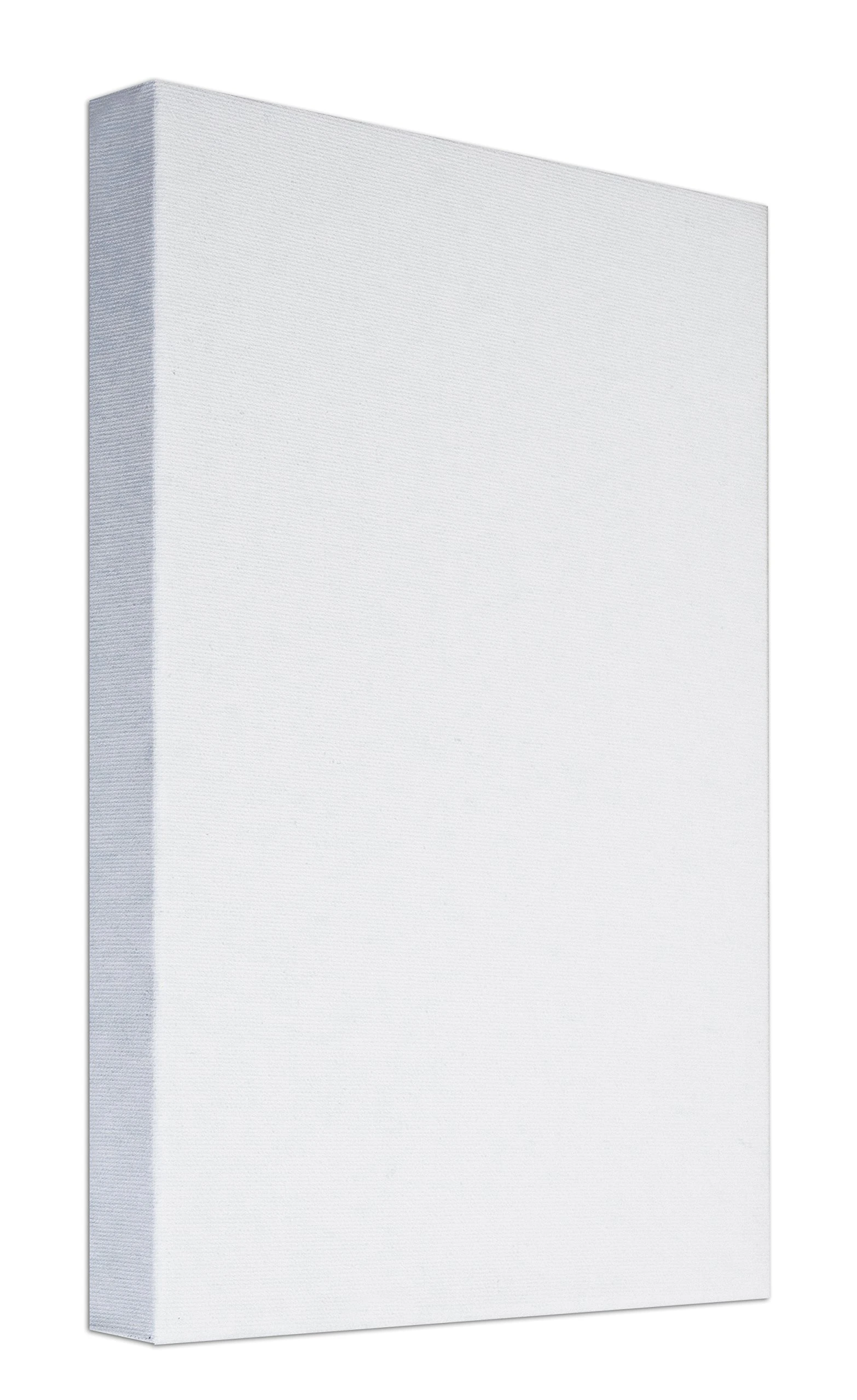 Arte & Arte 7153.0 Frame with Canvas for Painters, Fir Wood/Cotton, White, 50 x 50 x 3.5 cm, Made in Italy