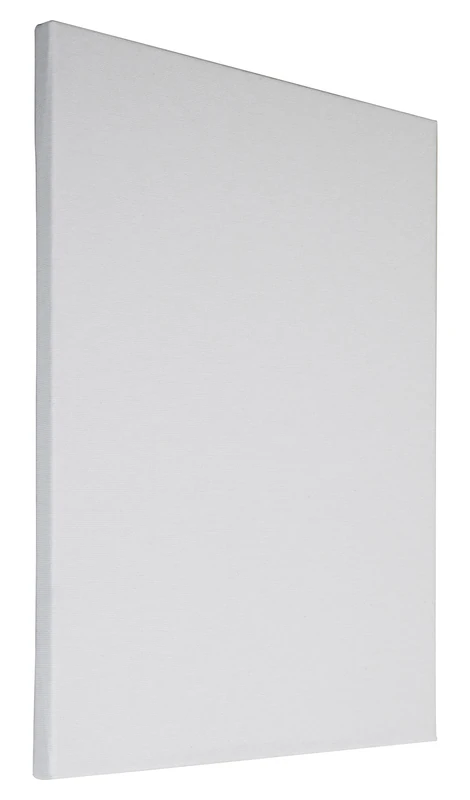 Art & Art 7146.0 Frame with Canvas for Painters, Fir Wood/Cotton, White, 100 x 70 cm x 1.7 cm