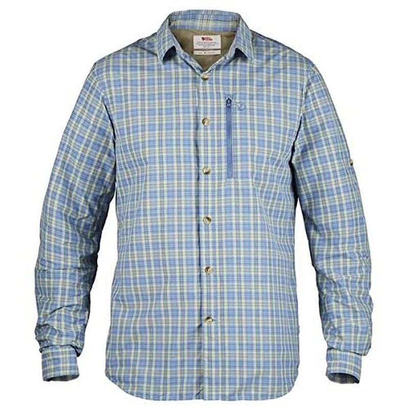 FJALLRAVEN F81532-519 Abisko Hike Shirt LS M Blue Ridge XS