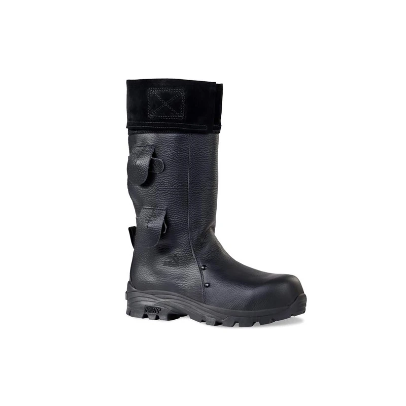 Rock Fall RF7000 Vulcan High Leg Foundry Boot, Black, Size 11
