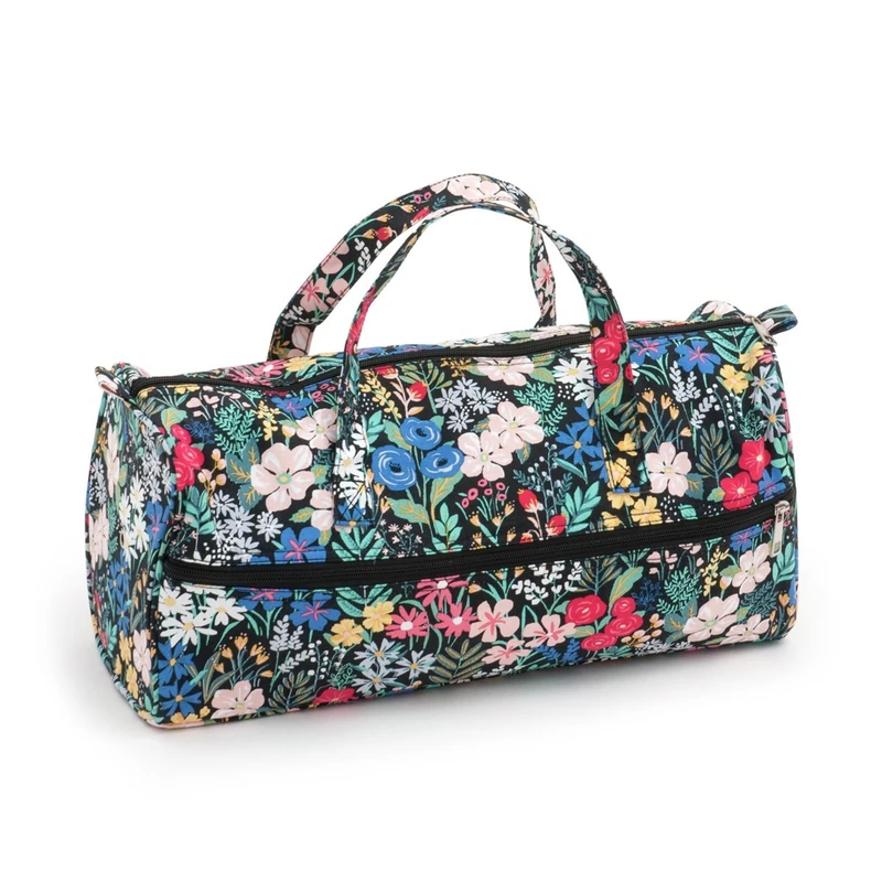 Hobbygift Groves Exclusive: Knitting Bag: Matt PVC: Summertime, Cotton, Assorted, 15 x 42 x 17.6 cm