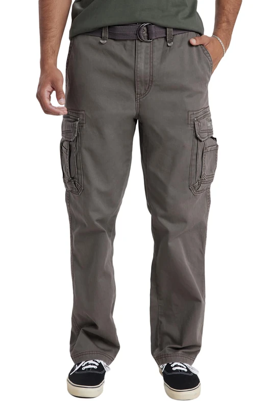 UNIONBAY Men's Survivor Iv Relaxed Fit Cargo Pant-Reg and Big and Tall Sizes Casual, Saddle, 42W x 32L